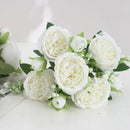 bouquet de pivoines artificielles pour décoration florale intérieure