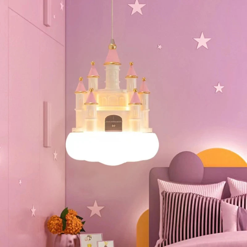 lustre romantique pour chambre d'enfant moderne et chaleureux - vue 2 sur 8