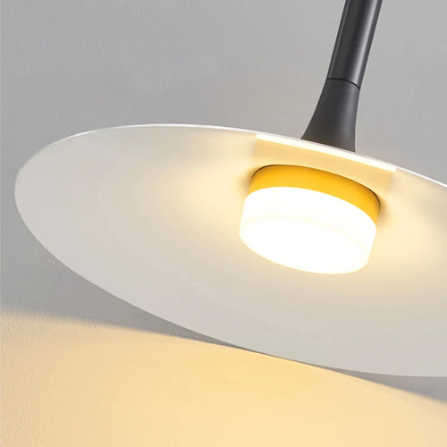 lustre moderne en forme de corne lumineuse led pour décoration intérieure - vue 6 sur 6