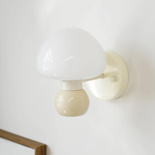 applique murale décorative en forme de champignon pour chevet