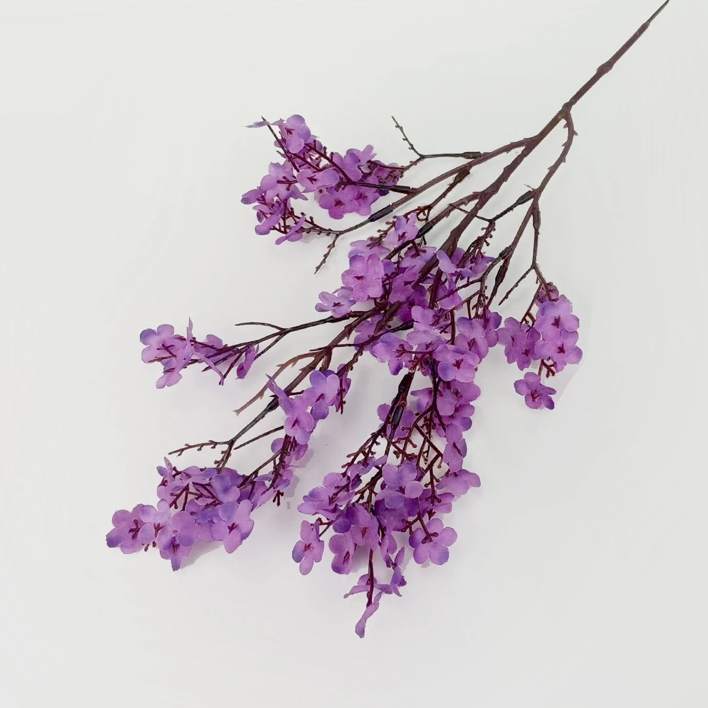 fleurs artificielles cerisier gypsophile décoration mariage vase DIY - vue 9 sur 14