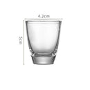 Verres shot vintage fond épais 35ml style gravé