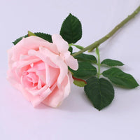 Realistic touch artificial roses for floral decor