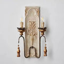 applique murale vintage en bois massif style américain et français