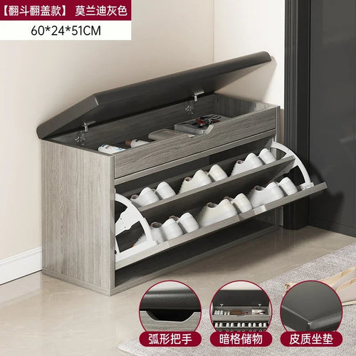 armoires à chaussures modernes de rangement vertical design japonais - vue 12 sur 21
