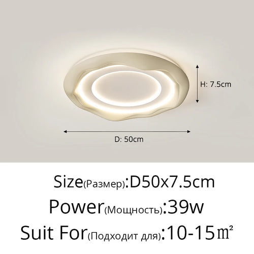 plafonniers à led modernes pour un éclairage intérieur créatif