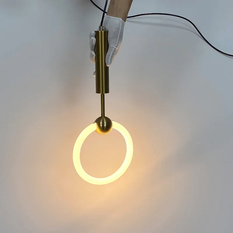 lustres led modernes luxueux lampes suspendues décoration