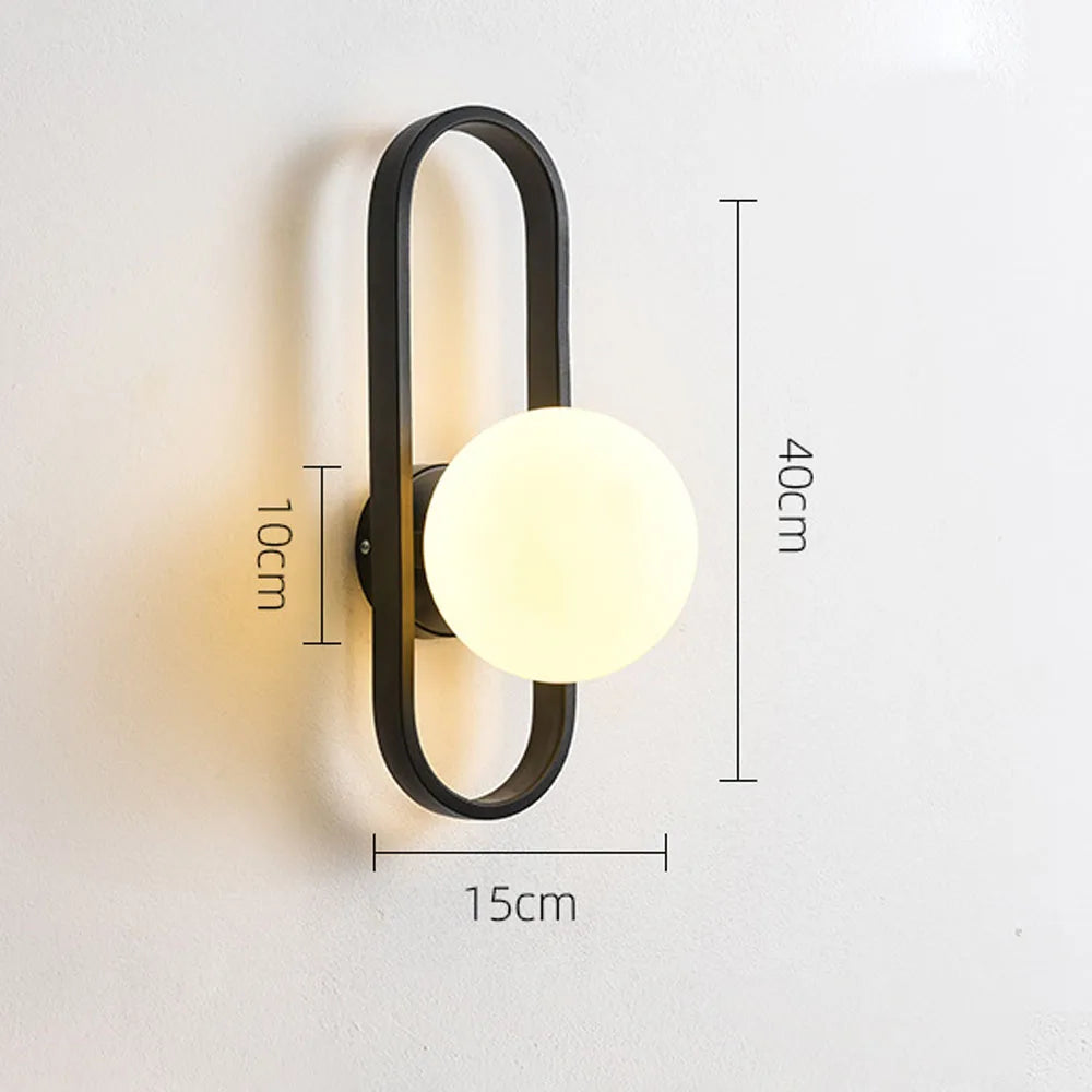 E27 applique murale LED lampes de luxe minimalistes modernes pour salon chambre lampe de chevet applique luminaire intérieur wandlamp