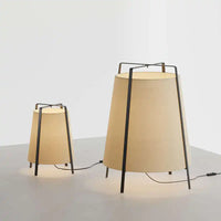 Nordic minimalist floor lamp with creative fabric shade