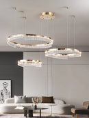 lustre led moderne 2023 en aluminium pour éclairage de luxe