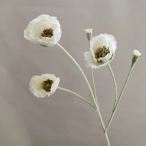 fleurs artificielles de pavot pour décoration mariage jardin et DIY - vue 13 sur 15