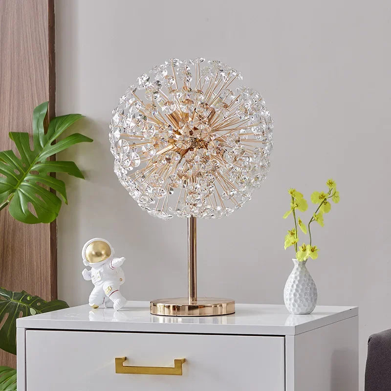 Lampe de chevet en cristal étoilée - vue 4 sur 5