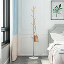 Metal Standing Holder for Purse, Tree with Light, Luxury Rock Plate Base, Marble Scarf and Bag Rack, Minimalist Stand