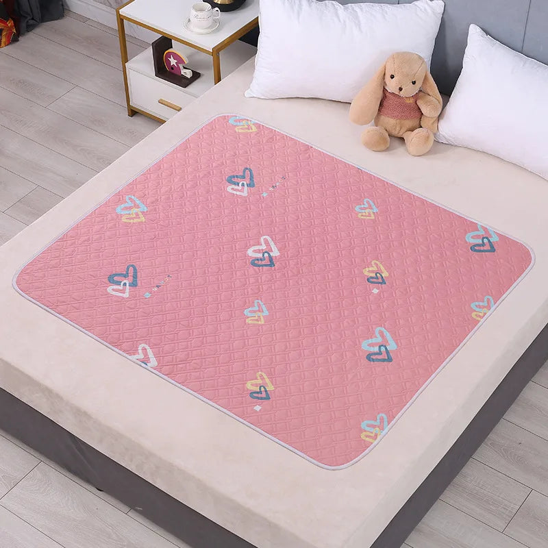 150/120/70cm Large Washable Mattress Urine Adult Elder Incontinence Bed Pad Women Menstrual Bed Sheet Protector, Kids Urine Mat - vue 4 sur 15