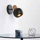 Nordic minimalist LED wooden wall light
