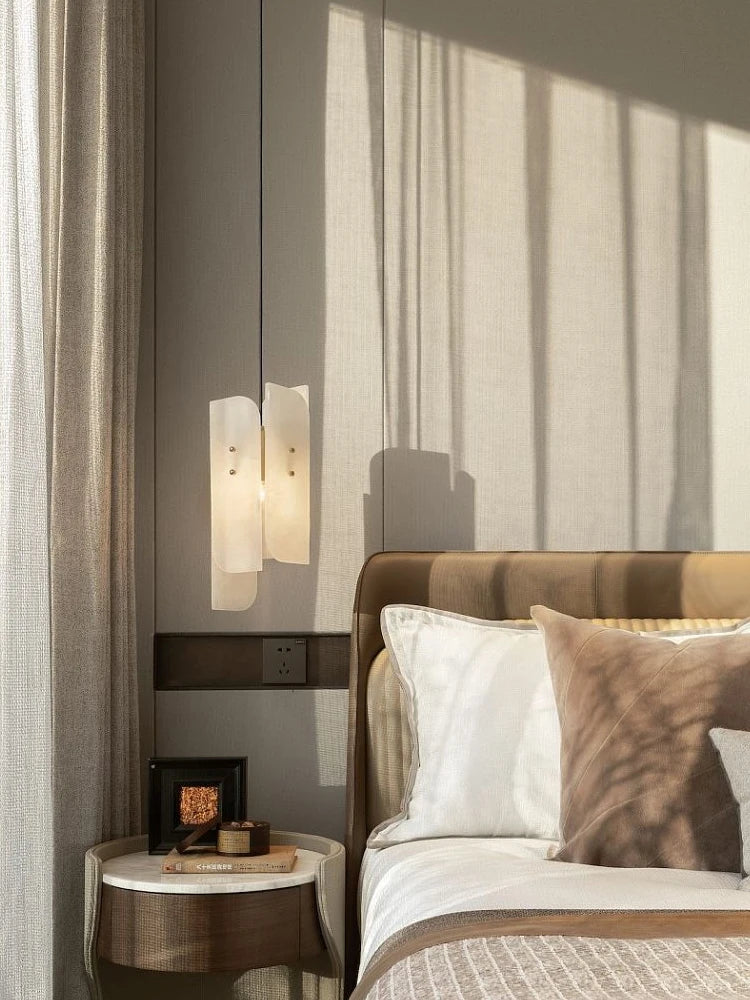lustre décoratif moderne en marbre naturel minimaliste