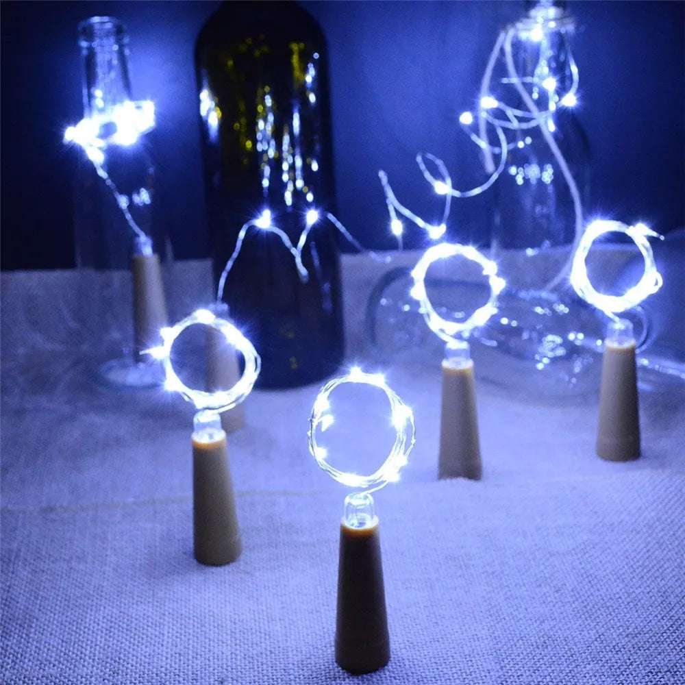 lot de 10 guirlandes lumineuses led pour décorations festives - vue 4 sur 8