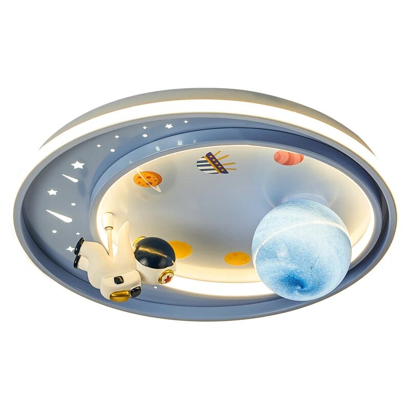 Plafonnier dessin Astros planète ventouse - vue 5 sur 7