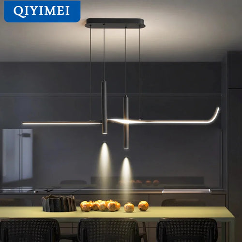 suspension led minimaliste pour décoration intérieure moderne