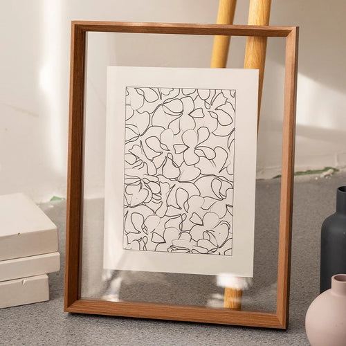 Double-Sided Clear Acrylic Photo Frame For Photos, Certificates And Specimen Displays Tabletop And Wall Mounted - vue 9 sur 9