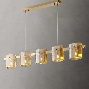 Postmodern crystal LED chandelier for elegant interiors