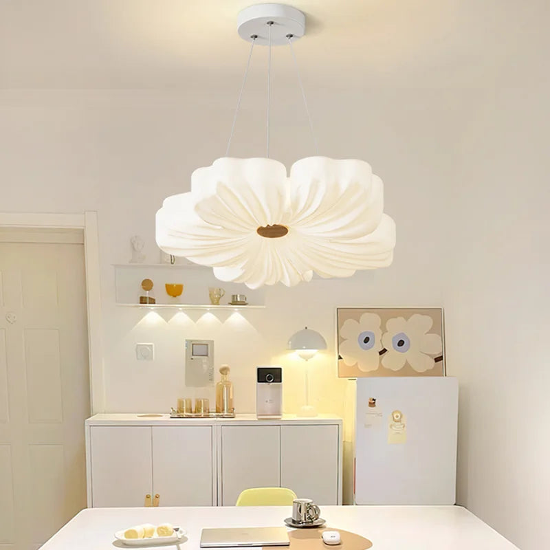 plafonnier moderne à leds en forme de fleur pour décoration intérieure - vue 6 sur 12
