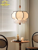 Minimalist feather pendant lamp French design decorative light