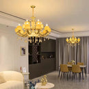 lustre moderne en alliage de zinc style rétro pour ambiance chaleureuse
