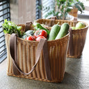 panier de pique-nique en osier pour rangement et courses