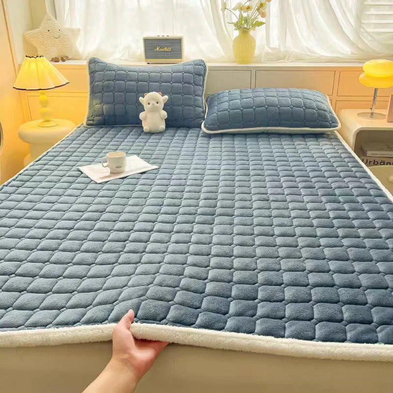 surmatelas en velours chaud pour un confort hivernal - vue 13 sur 15