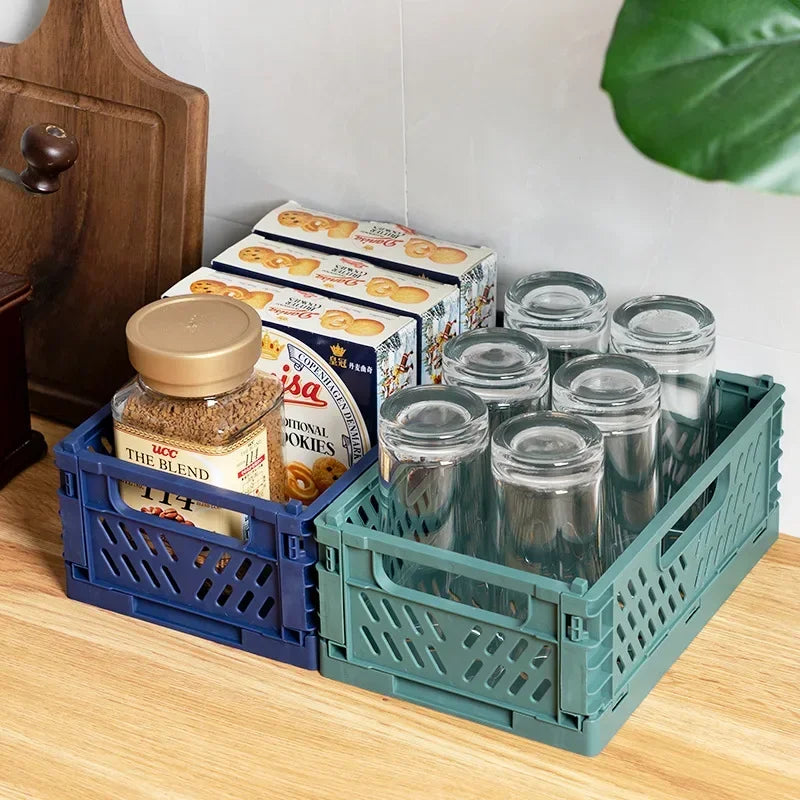 caisse de rangement pliable empilable pour la maison - vue 5 sur 10