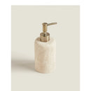 Wholesale Customized Natural Yellow Travertine Marble Stone Refillable Bathroom Liquid Dispenser, Lotions Soap Container