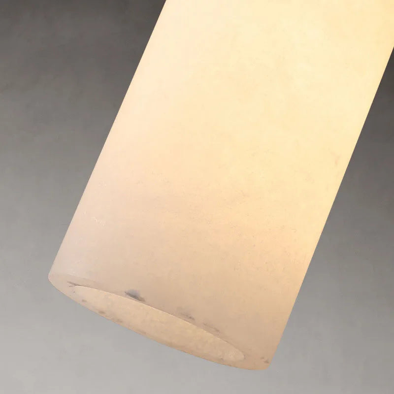 suspension en marbre naturel et cuivre en laiton - vue 7 sur 8