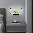 applique murale moderne tactile avec variateur et charge usb sans fil
