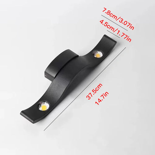 9W/15W applique murale LED lumière jardin applique IP65 extérieur étanche lampe luminaire maison décoration éclairage couloir allée lumière - vue 3 sur 6