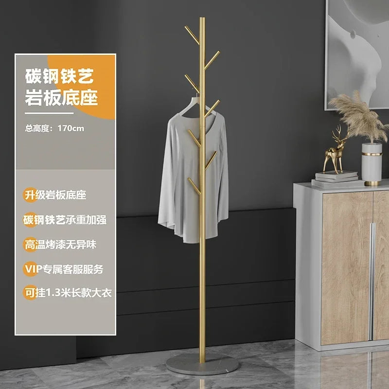 Multifunctional Floor Coat Rack, Hat Hanger, Tree Style, Freestanding Handbag Organizer, Luxury Storage Stand, 7 Hooks - vue 19 sur 28