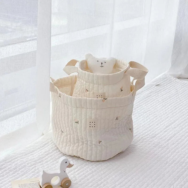 sac de rangement polyvalent pour couches vêtements et jouets - vue 3 sur 12