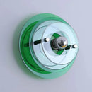 Antique Bauhaus style decorative colourful wall light