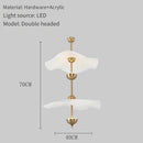 Minimalist nordic acrylic chandelier for restaurants and cafés