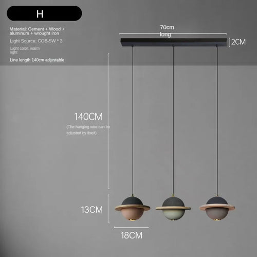lustre moderne à led design créatif pour enfants - vue 11 sur 15