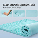 VEVOR Mattress Topper Queen Size 2" / 3" Thickness Soft Memory Foam Mattress Pad, Cooling Gel Infusion Comfy Support for Any Bed