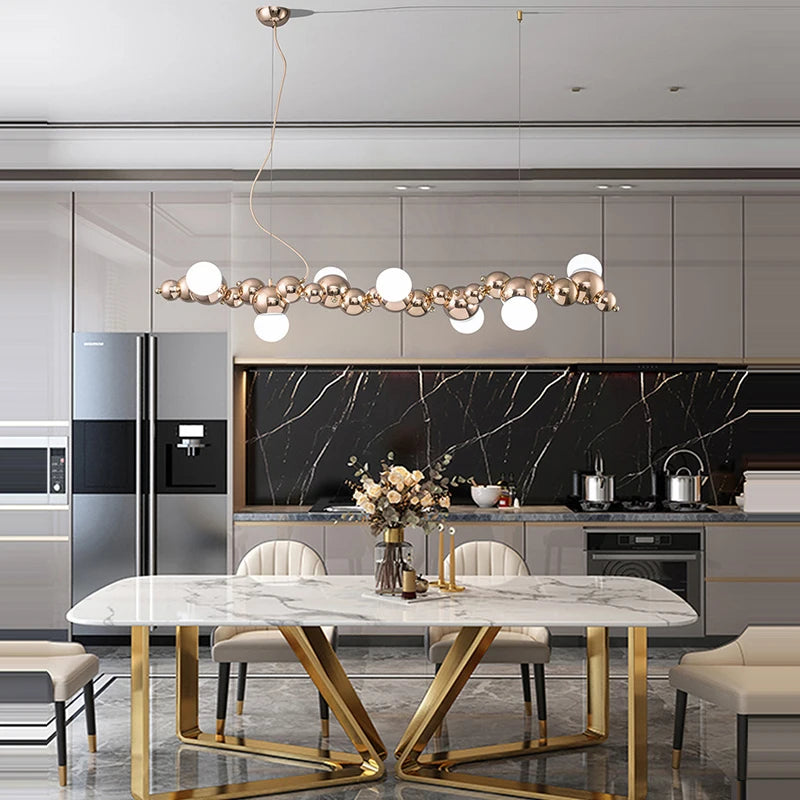 suspension à led artistique à intensité variable pour éclairage intérieur - vue 5 sur 15