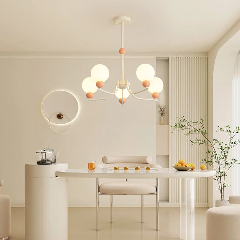 suspension led modernes forme ronde luminaires intérieurs - vue 4 sur 8