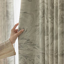 Rideau occultant motifs modernes pour chambre salon