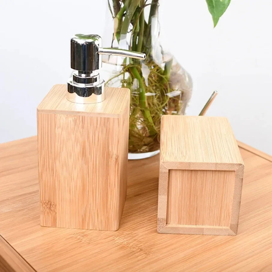 distributeur de savon liquide avec pompe pour salle de bain - vue 5 sur 7