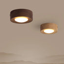 plafonniers en noyer et frêne led pour éclairage décoratif