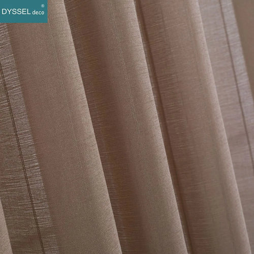 Rideau voilage rayures style europeen pour salon chambre