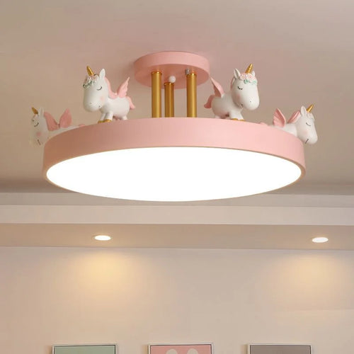 Colourful LED ceiling light for children's room safe decorative lighting - vue 2 sur 15