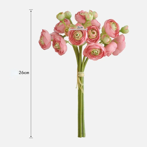 bouquet de roses artificielles pour décoration de balcon - vue 6 sur 22