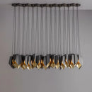 Modern Designer LED Chandelier Lighting Living Dining Room Decor Led Pendant Light Villa Bar Dining Table Hanging Lamp Luminaire
